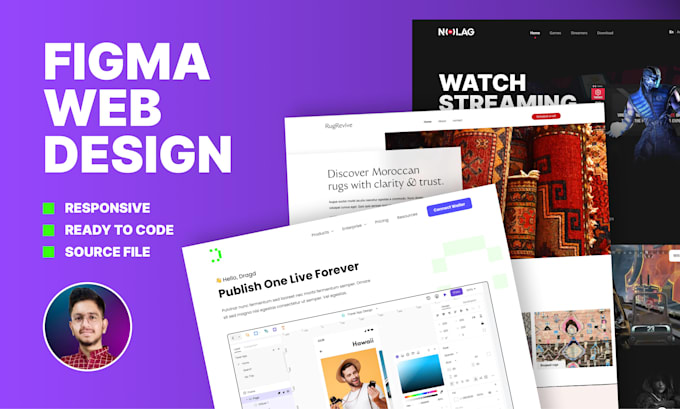 do website ui ux design, figma website design, website design figma