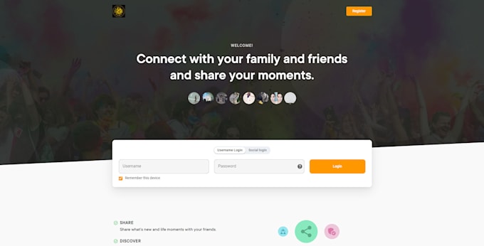 create premium social media networking website