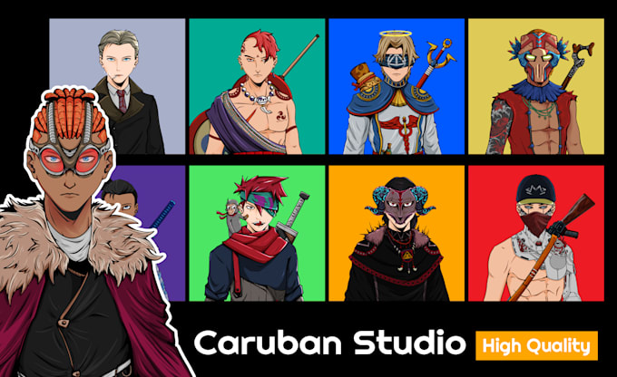 draw anime, manga style for your nfts