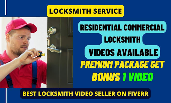 do locksmith video lock repair service ads