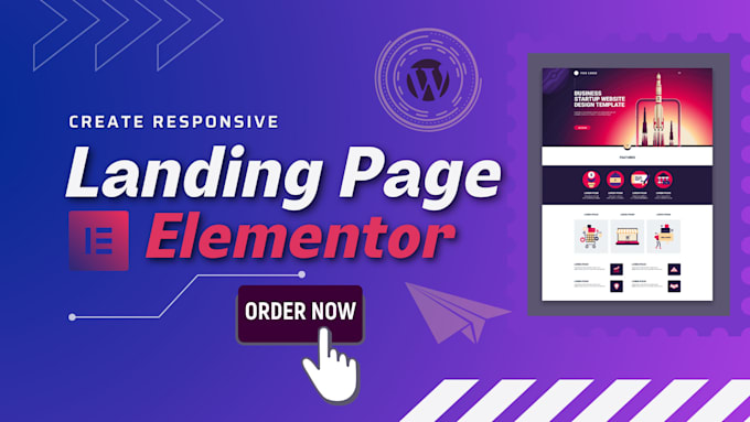 create wordpress landing page using elementor pro