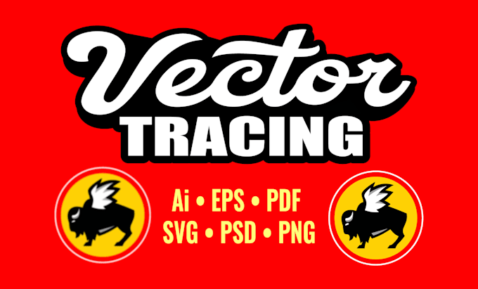 do fast and accurate vector tracing, logo redraw to ai, eps