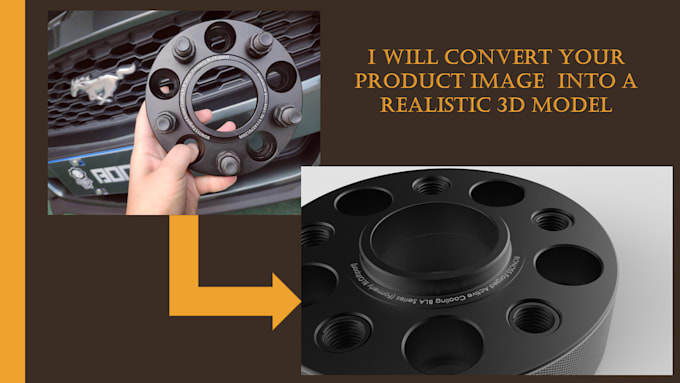 convert your product image into a 3d realistic model