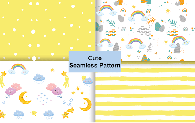 create seamless textile patterns and fabric prints