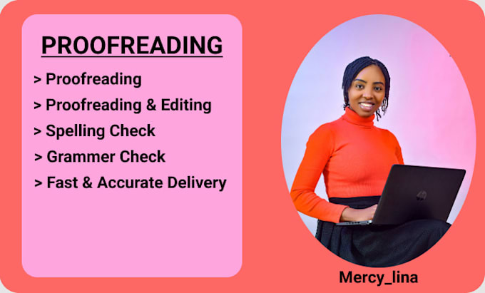 do thorough proofreading and editing in 24hrs