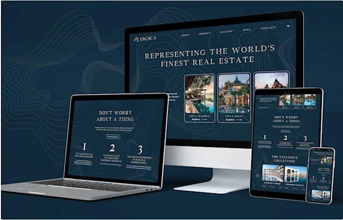 Make your responsive website ,i am a full stack developer by ...