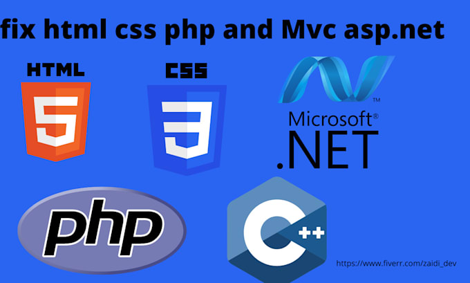 Fix html,css and php issues by Zaidi_dev | Fiverr