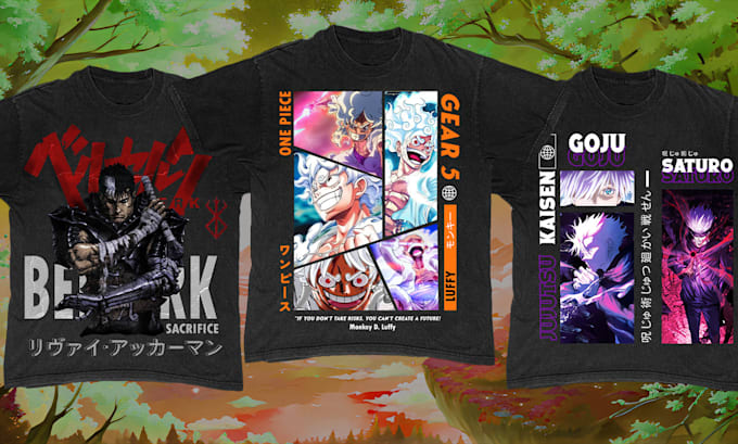 Custom Anime Shirts That Speak Your Style