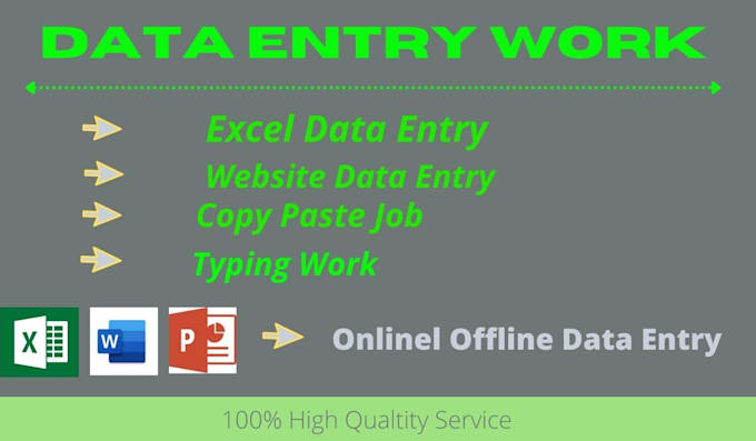 do excel data entry, web research, data mining, copy paste