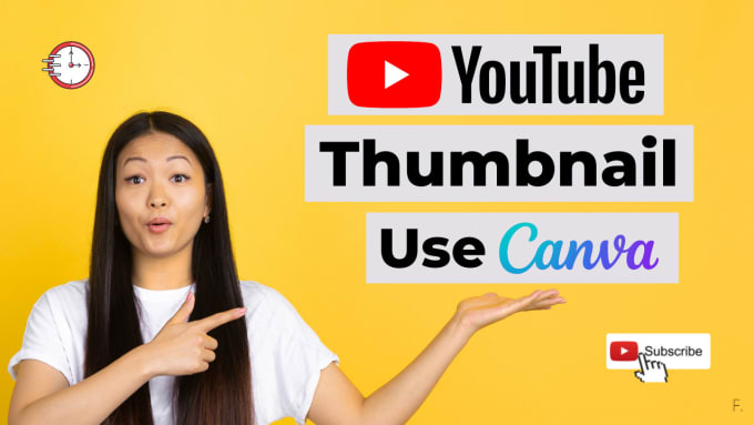 Create youtube thumbnail using canva by Fazerah | Fiverr