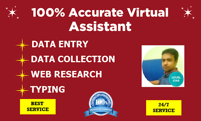 do data entry job, excel data entry, web research,leadgen