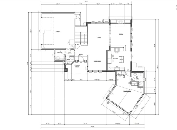 Redraw or design your architectural autocad 2d 3d floor plan drawings ...
