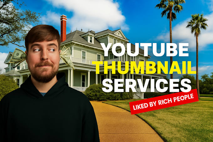 create youtube thumbnails with high CTR design