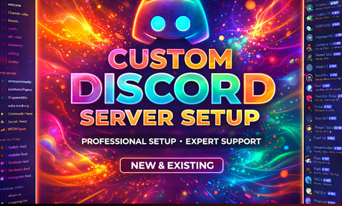 setup a professional custom discord server