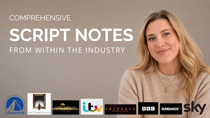 write encouraging, industry quality script notes