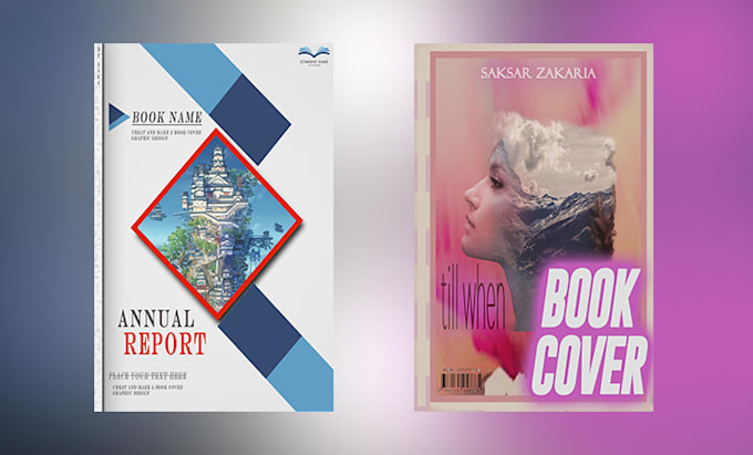 Design a proffessional book cover for you by Zakariasaksar | Fiverr