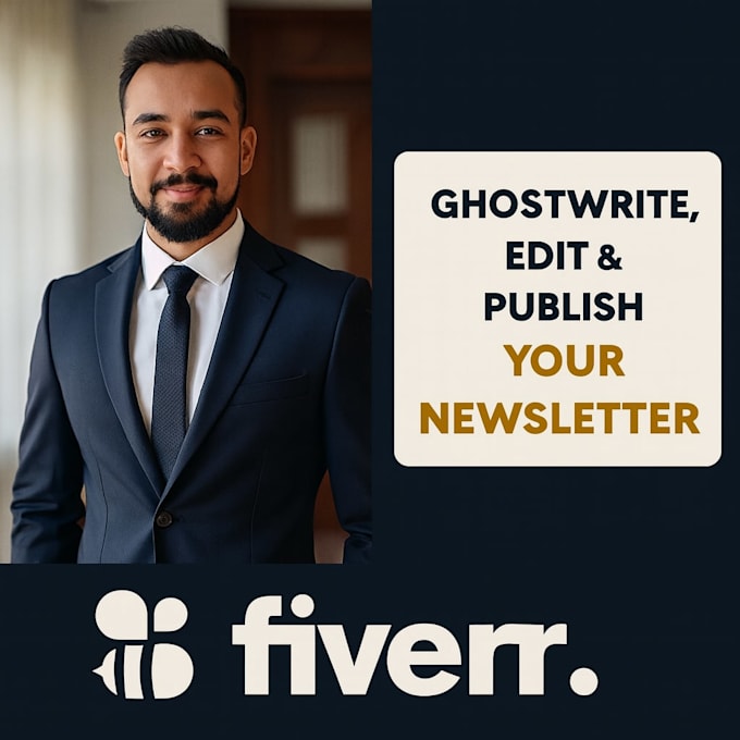 ghostwrite your newsletter and manage it