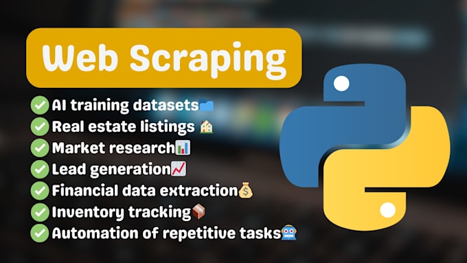 make a web scraping program using python