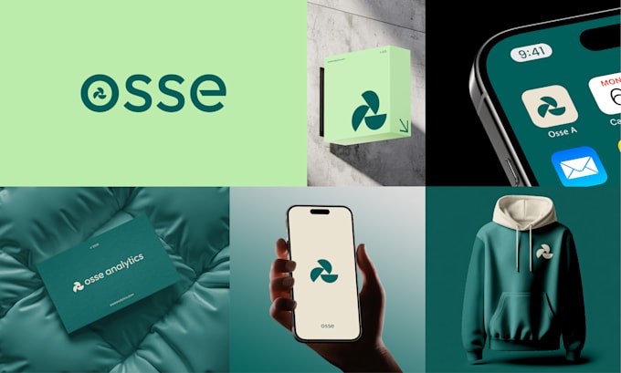 design a corporate brand identity with brand guidelines for website logo