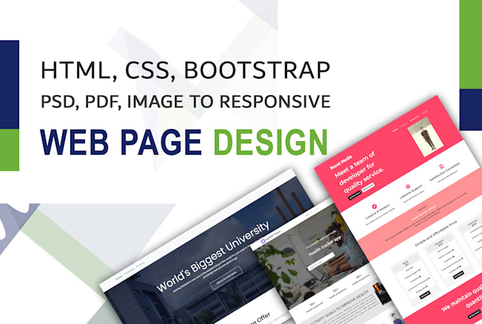 Html, css responsive website by Webbangla | Fiverr image.