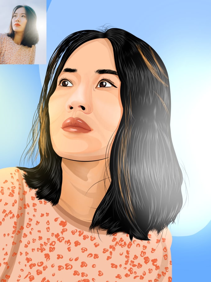 Draw cartoon portrait , portrait illustration by Noseba Fiverr