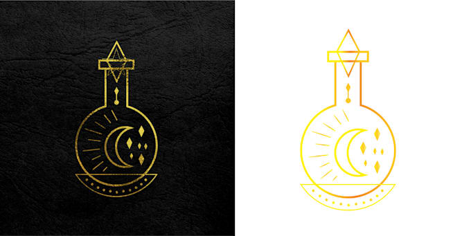 create special sacred geometry, spiritual or mystical logo