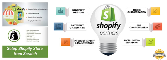 design or redesign a shopify store