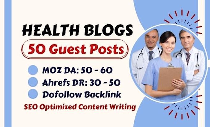 publish health guest post backlink domain authority 60