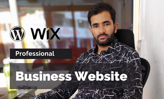 create a professional website for your business on wordpress and wix