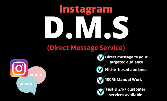 send instagram dms mass direct message service to audience