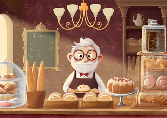children story book illustration