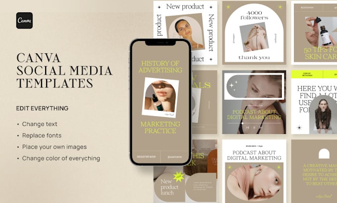 design canva templates for social media