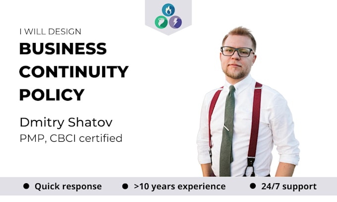 design a business continuity policy for you