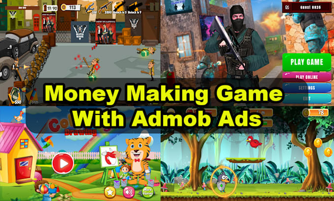 create money making game for android with ads
