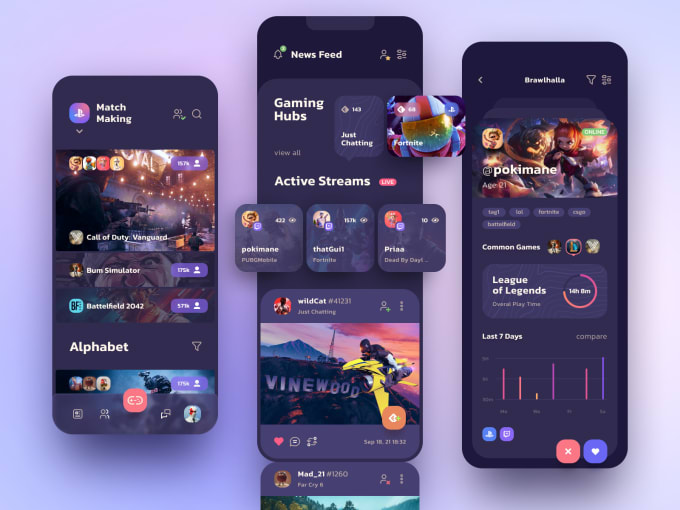 Do ui ux design website dashboard mobile app ui ux design by Rajjyaj