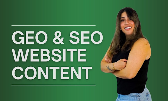 write GEO and SEO website content for google and ai search