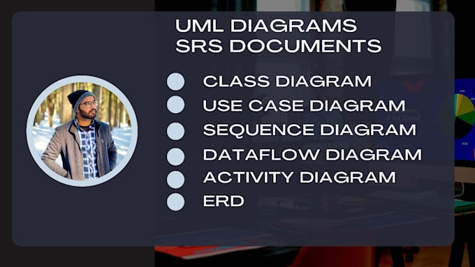 do uml diagrams, srs, erd, class, dfd and use case diagram