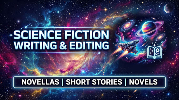 write cosmic science fiction or space opera adventure