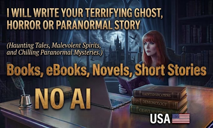 write your terrifying ghost horror or paranormal story no ai