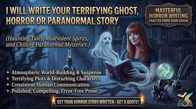 write your terrifying ghost horror or paranormal story