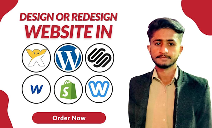 create, migrate, redesign website in wix, webflow, shopify, weebly, squarespace