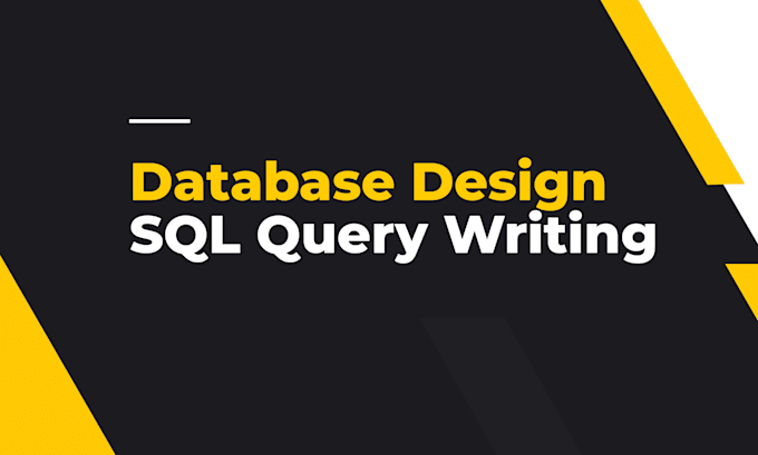Design your database and write sql queries by Db_engineera | Fiverr