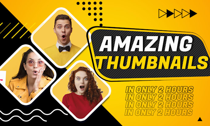 design amazing youtube thumbnail in 2 hours