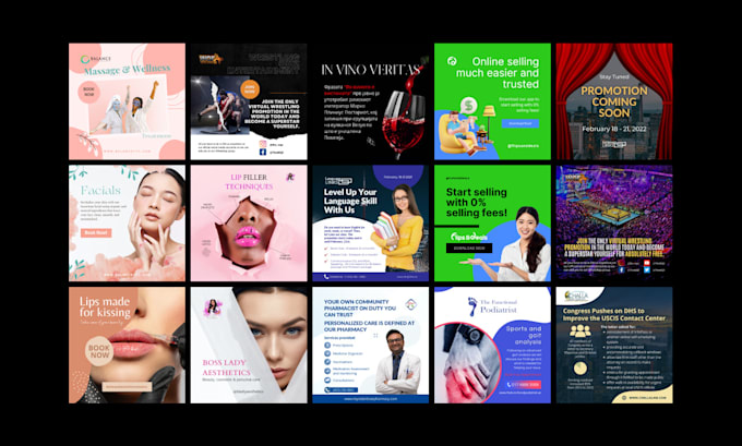 design social media posts for facebook and instagram