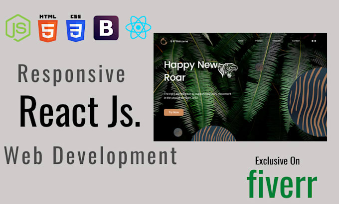 Do react front end development in react js by Javerlorenzo | Fiverr