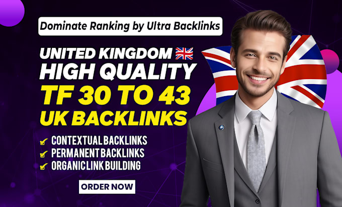 make high tf backlinks at UK sites