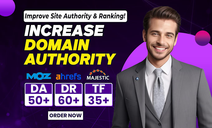 increase da DR and tf of your website