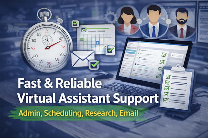 provide professional virtual assistant services