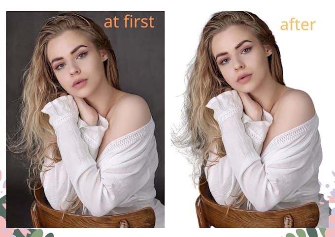 background removal 30 photos for only 5 dollars