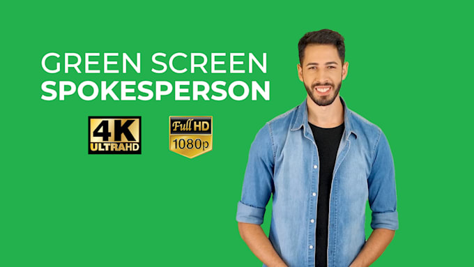 do a green screen spokesperson video in spanish